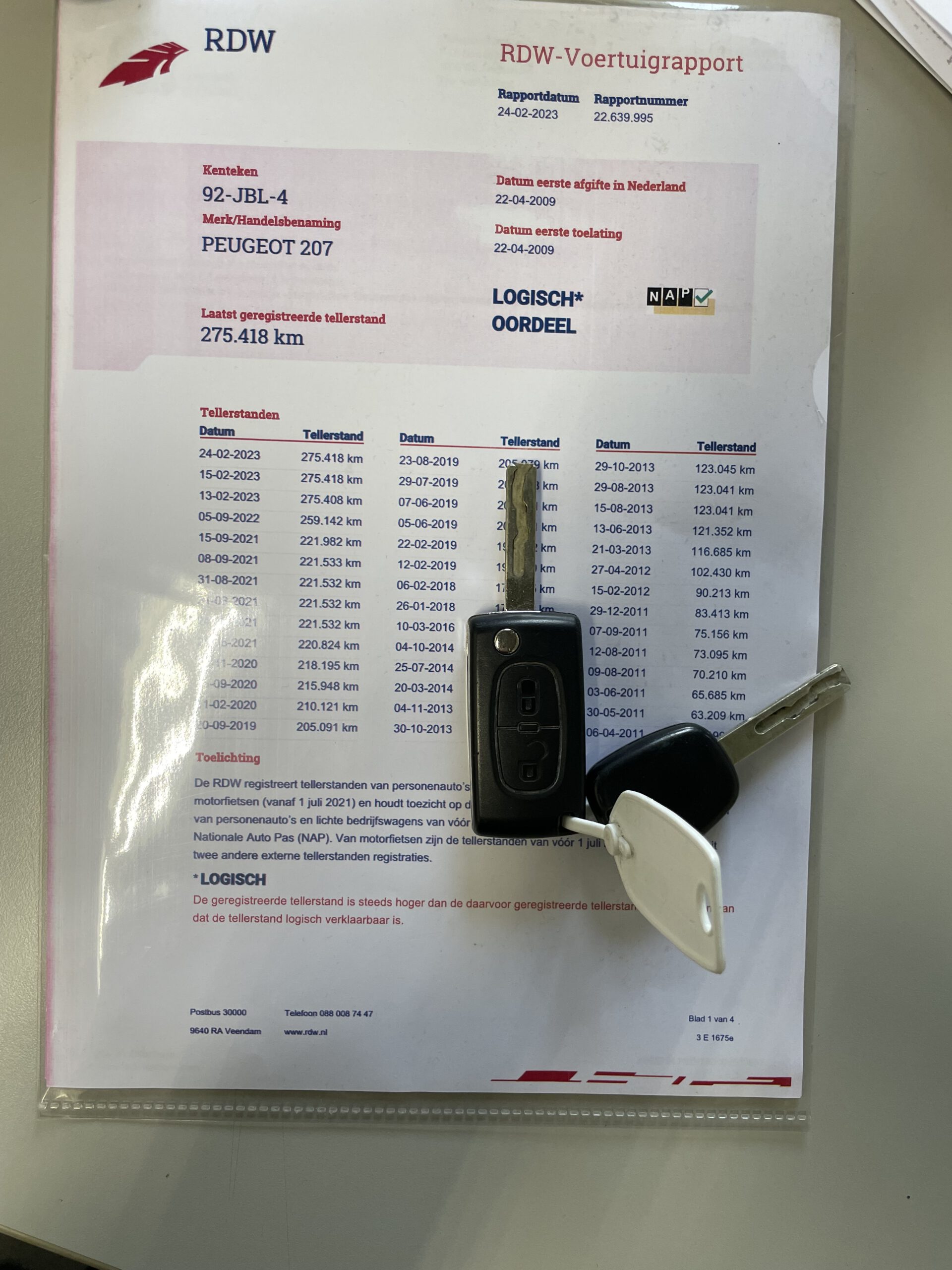 2009 BJ peugeot 207 1.4 16v benzine 5 dr bj.2009 5 deurs km. 275446 apk tot 20-9-2023